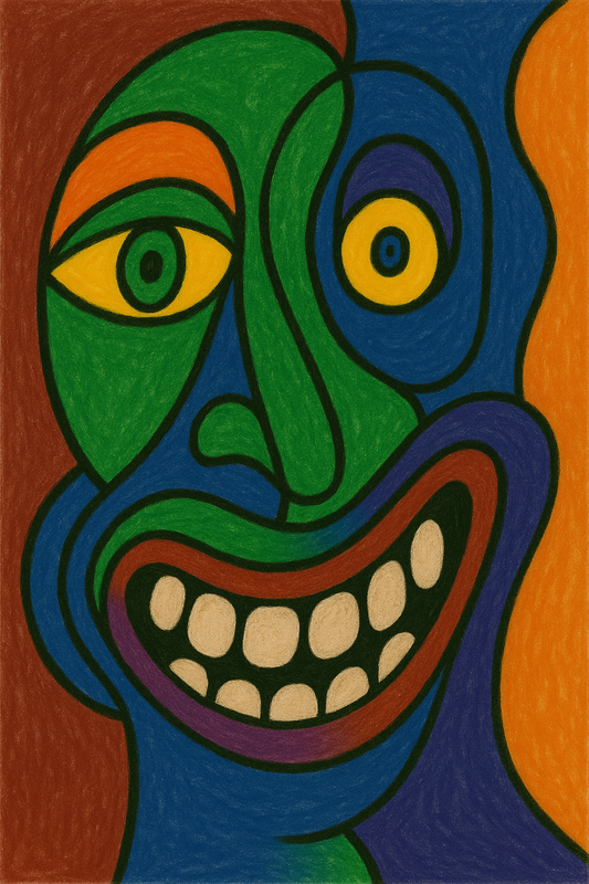 Green Guy Study Series — Mixed Emotions: Stoic