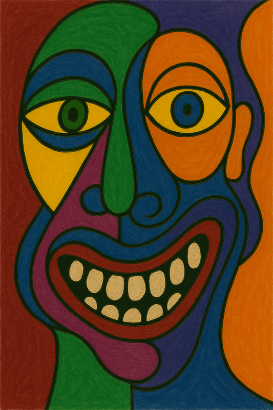 Green Guy Study Series — Mixed Emotions: Suspicious
