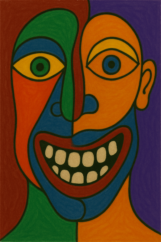 Green Guy Study Series — Mixed Emotions: Grim