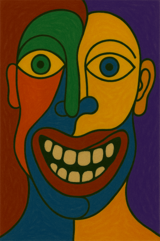 Green Guy Study Series — Mixed Emotions: Composed