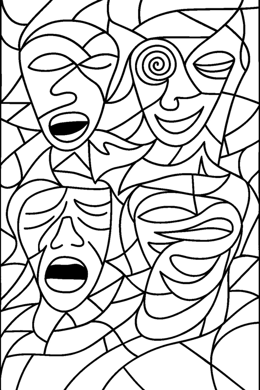 Line Signals Volume One — 50-Page Printable Colouring Book PDF